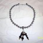 Leather And Chains Necklace
