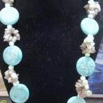 Turquoise And Florite Necklace ~ Gorgeous!!