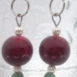Red And Green Earrings
