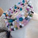 Spring In Pastels Bracelet (and Millefori Charm)